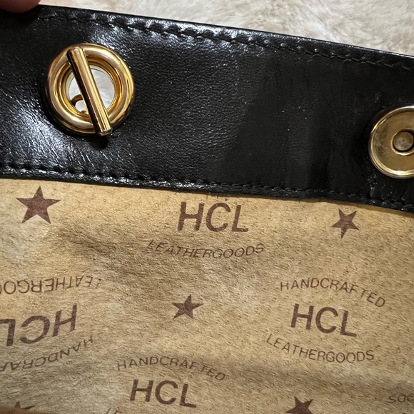 Vintage HCL Germany Leather Shoulder Bag - Picture 12 of 16